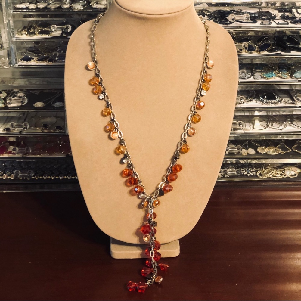 Simply Vera Wang Crystal Ombre Y necklace